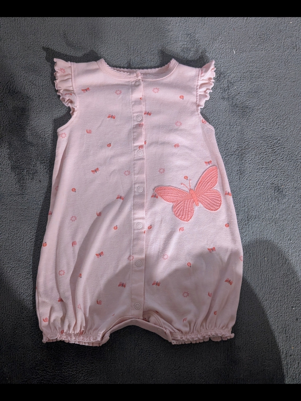 Carter's Pink Baby Romper